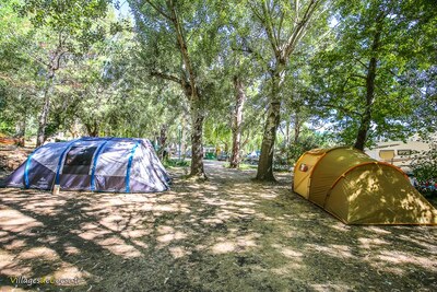 Emplacements pour tentes au camping La Pinède - Saint-Florent