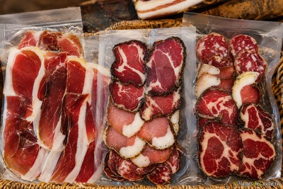 Assortimento di salumi artigianali corsi - François Albertini a Loreto-di-Casinca