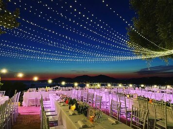 Ricevimento di nozze con vista sul mare