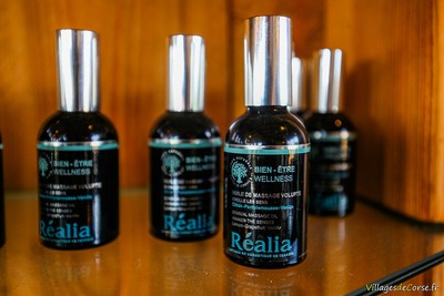Huile de massage Realia - soins bien-être Corse