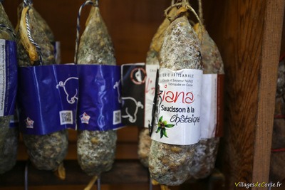 Salsiccia corsa - Alimentari A Muvra - Zonza, Corsica
