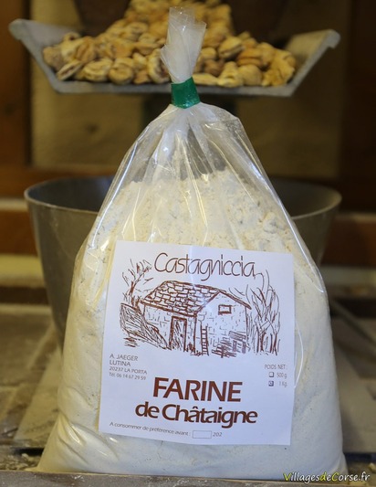 Farine de châtaigne corse aop castagniccia corse auguste jaeger