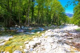 Restonica-Fluss nach dem Sturm von 2023