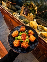 Corsican cheese fritters from Canari - Au Bon Clocher Restaurant in Cap Corse