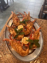 Langoustes corses cuisinees restaurant - Au Bon Clocher - Canari, Corsica