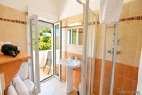 Private bathroom of room 3 - Au Bon Clocher Hotel in Canari