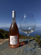 Bottle of Domaine Orenga de Gaffory wine - Au Bon Clocher Restaurant in Canari