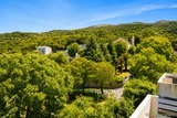 Panoramic view over Cap Corse from Au Bon Clocher Hotel in Canari