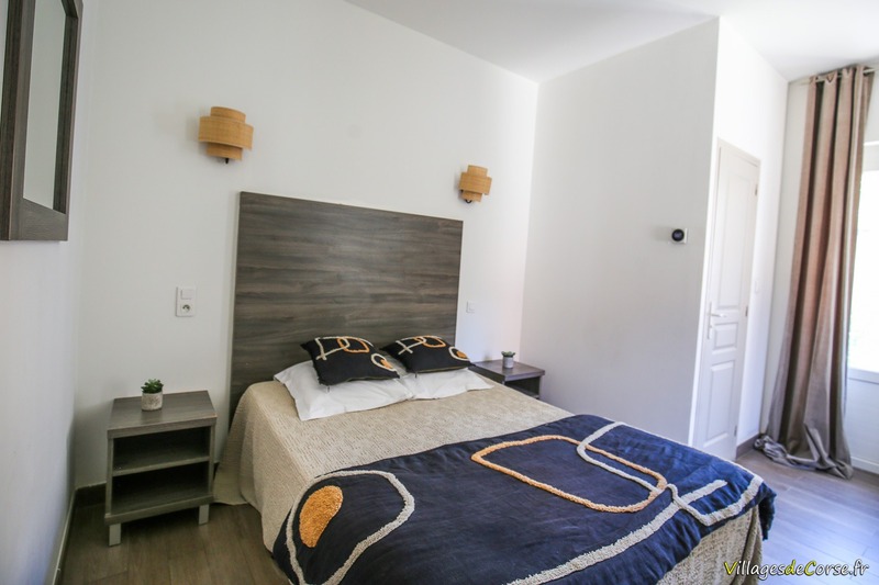 Camera doppia - hotel U Campanile a Vivario, tranquilla e confortevole