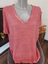 Pink Linen Tee Shirt - Summer Collection 2019