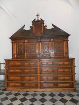 Restauration d'un meuble de sacristie à Borgo