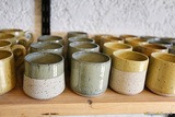 Gobelets artisanaux en grès - Poterie de Corbara
