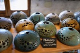 Photophores artisanaux en grès - Poterie de Corbara