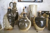 Vinegar bottles en terre cuite