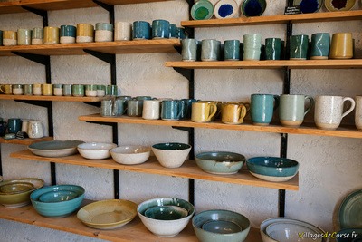 Boutique de la Poterie de Corbara - Créations artisanales en grès
