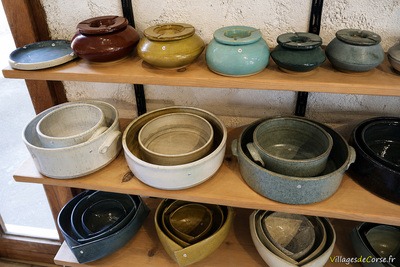 Boutique de la Poterie de Corbara - Créations artisanales en grès