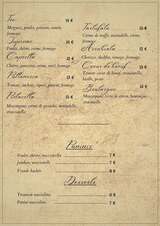 Carte pizza a bastella ete lucciana corse