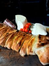 Scacciata mit korsischem Frischkäse und Panzetta - A Bastella - Lucciana