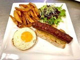 Grilled figatellu - Restaurant I Fratelli in Rapale, Corsica.