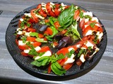 Salade tomates basilic