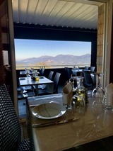 Table set at Restaurant I Fratelli in Rapale, Corsica.