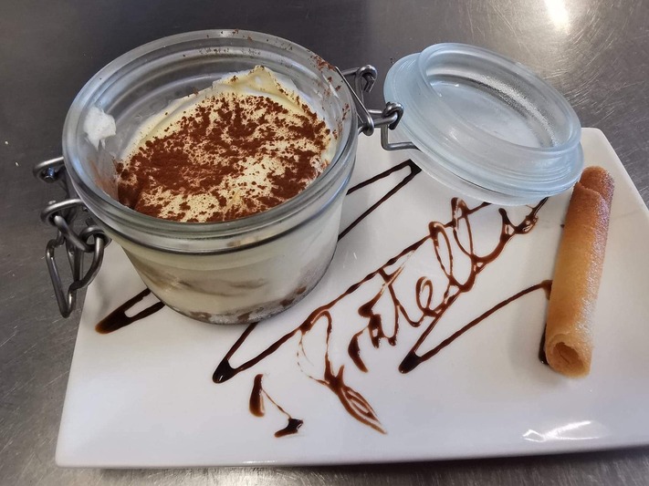Traditional tiramisu - Restaurant I Fratelli in Rapale.
