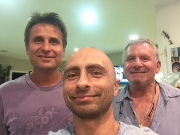 Fabrice Santoro visiting Restaurant I Fratelli in Rapale, Corsica.