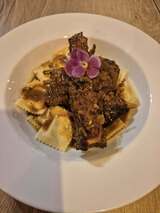 Stewed pork ribs & ravioli - Restaurant U San Larenzu - Aullène, Corsica