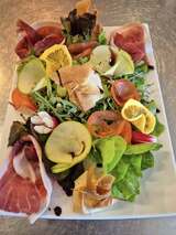 Corsican charcuterie salad - Restaurant U San Larenzu - Aullène, Corsica