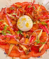 Pomodori di Burratina - Ristorante U Palmentu - Centuri, Corsica