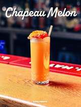 Cocktail Chapeau Melon - Restaurant U Palmentu à Centuri, Cap Corse
