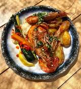 Gamberi in salsa di prezzemolo