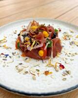 Gravlax di tonno rosso - Ristorante U Palmentu - Centuri, Corsica