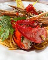 Homard et langoustines