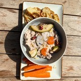 Rillettes di tonno rosso e pesce spada - Ristorante U Palmentu - Centuri, Corsica