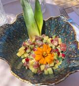 Gourmet starter - Italian and Corsican specialties at U Palmentu, Centuri