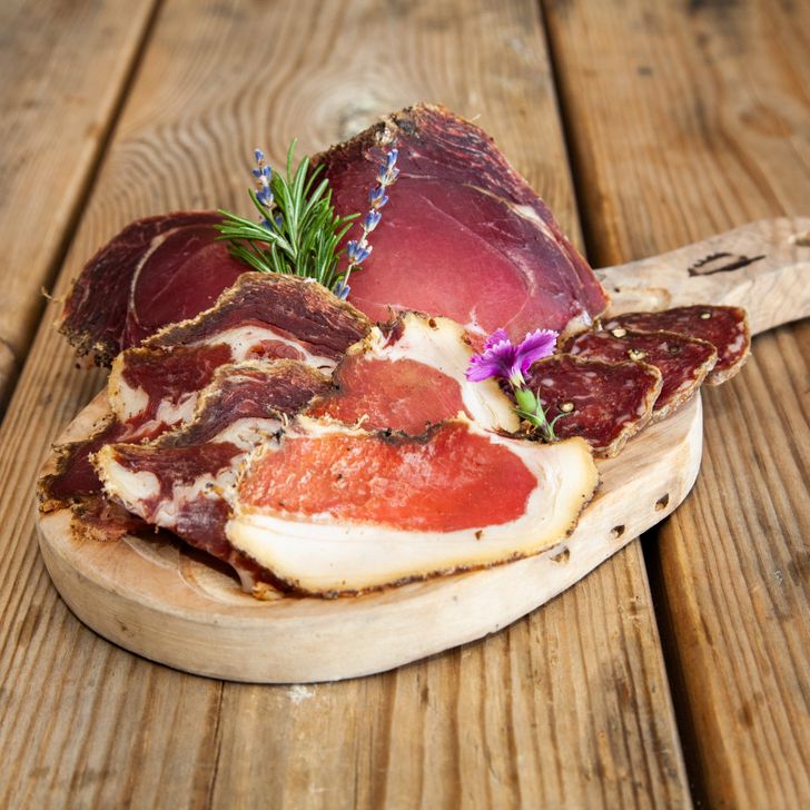 Korsische Wurstplatte im Restaurant A Funtanella in Zilia