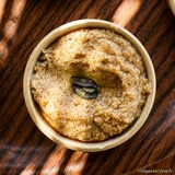 Artichoke cream with Cervioni hazelnuts - A Casarella tapas in Pigna