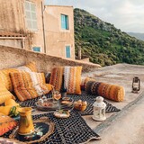 Apero corse terrasse - Restaurant à Casarella - Pigna, Corse