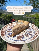Cheese cake - Restaurant à Casarella - Pigna, Corse