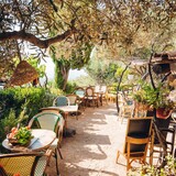 Terrasse - Restaurant à Casarella - Pigna, Corse