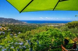 Panoramic sea view from A Casarella Restaurant in Pigna