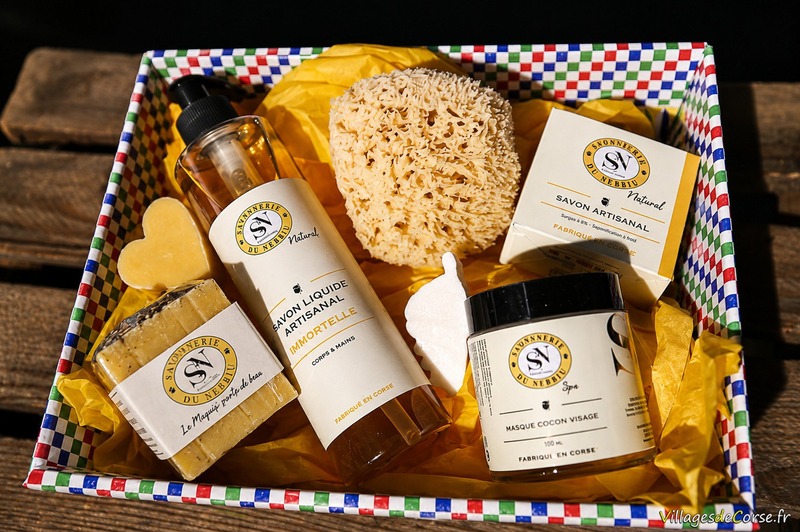Coffret cadeau de savons et soins corses - Savonnerie du Nebbiu