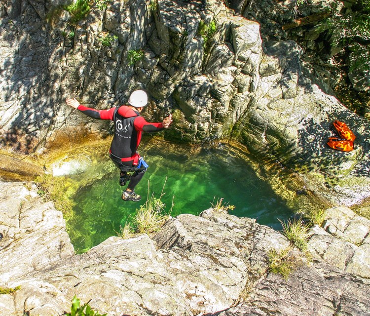 Toboggan canyoning Cors'aventure