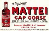 Ancienne Affiche L.N. Mattei Cap Corse