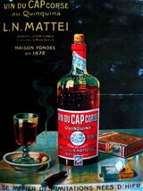 Ancienne Affiche L.N. Mattei Cap Corse