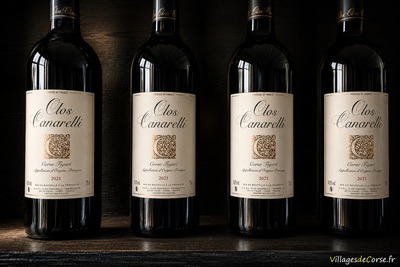 Bottle of Clos Canarelli Rouge - Wine from Figari in Corsica