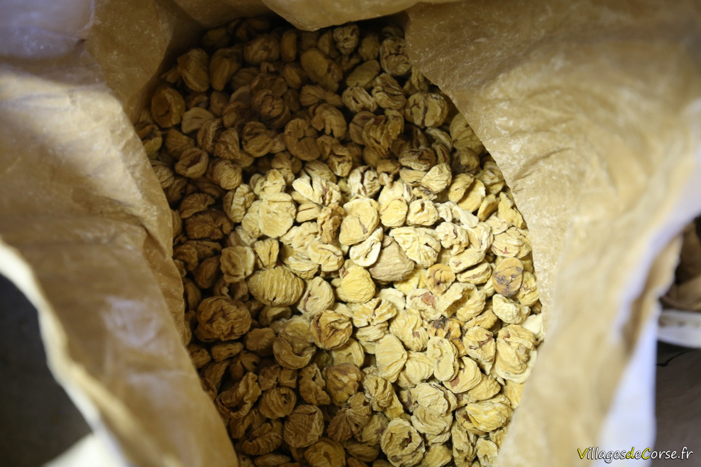 Châtaignes séchées corses