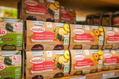 Petits pots babybio pommes magasin - La Roulotte - Furiani, Corse