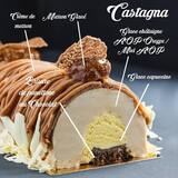 Buche de noel châtaignes restaurant i fuletti penta di casinca corse